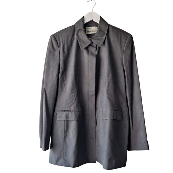 Lord & Taylor Excluzively for You Olive Green Jacket w Shoulder Pads -Size 14 - Picture 1 of 11